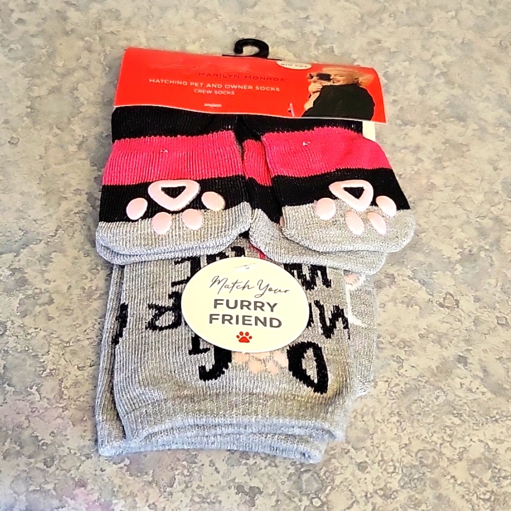 #3 Marilyn Monroe Pet and Owner socks